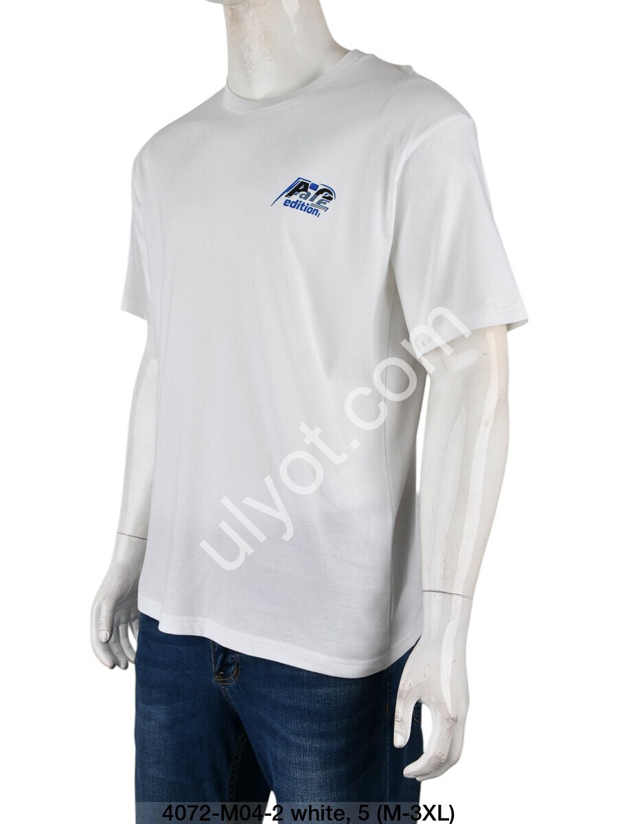 ФУТБОЛКА ALE-2 (M-3XL) БЕЛЫЙ 4072