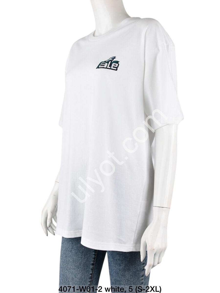 ФУТБОЛКА ALE (S-2XL) БІЛИЙ 4071