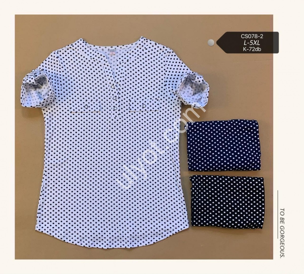 БЛУЗКА (L-5XL) МІКС-1 078