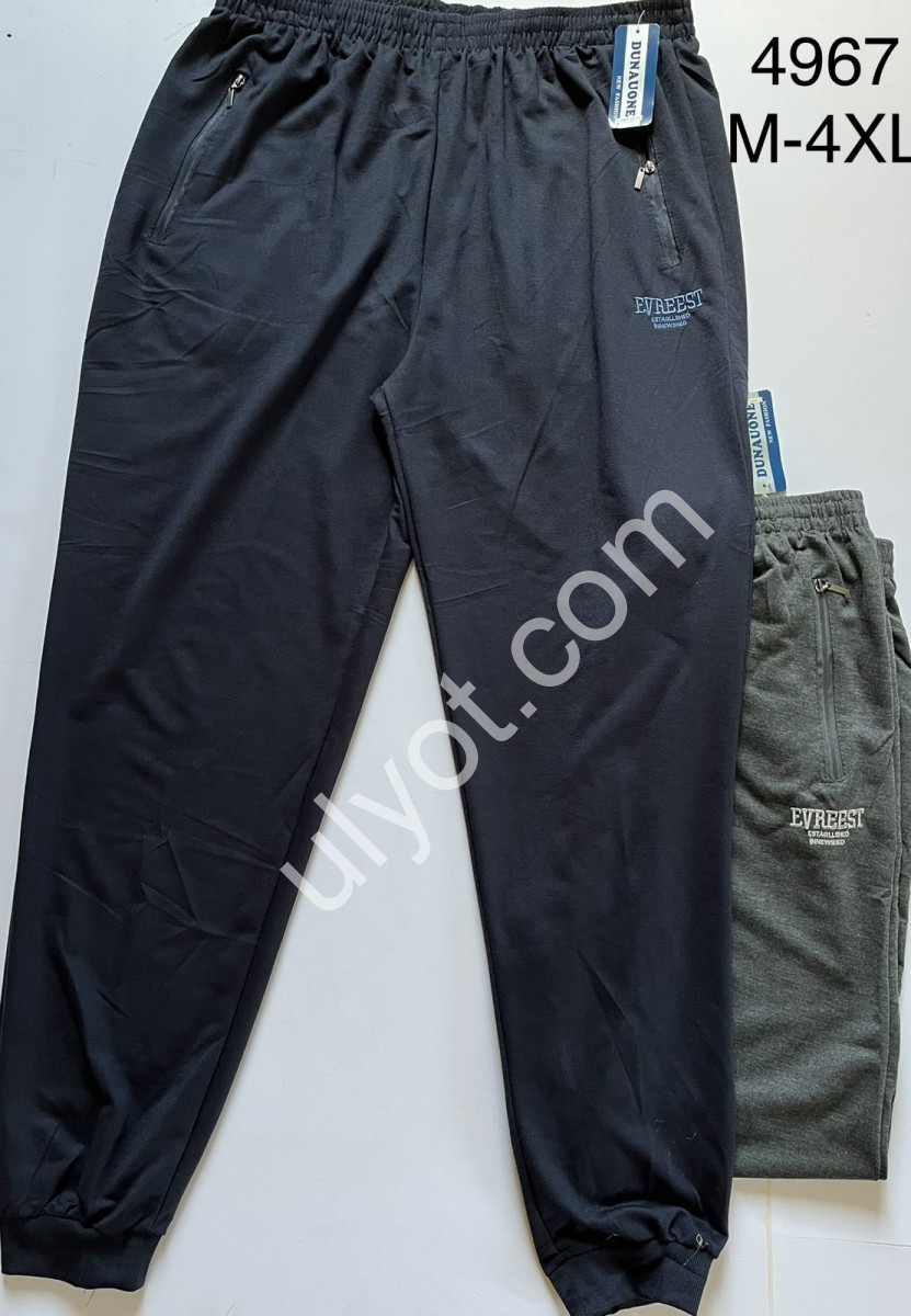 СПОРТ.ШТАНЫ-3 (M-4XL) МАНЖЕТ МИКС 4967