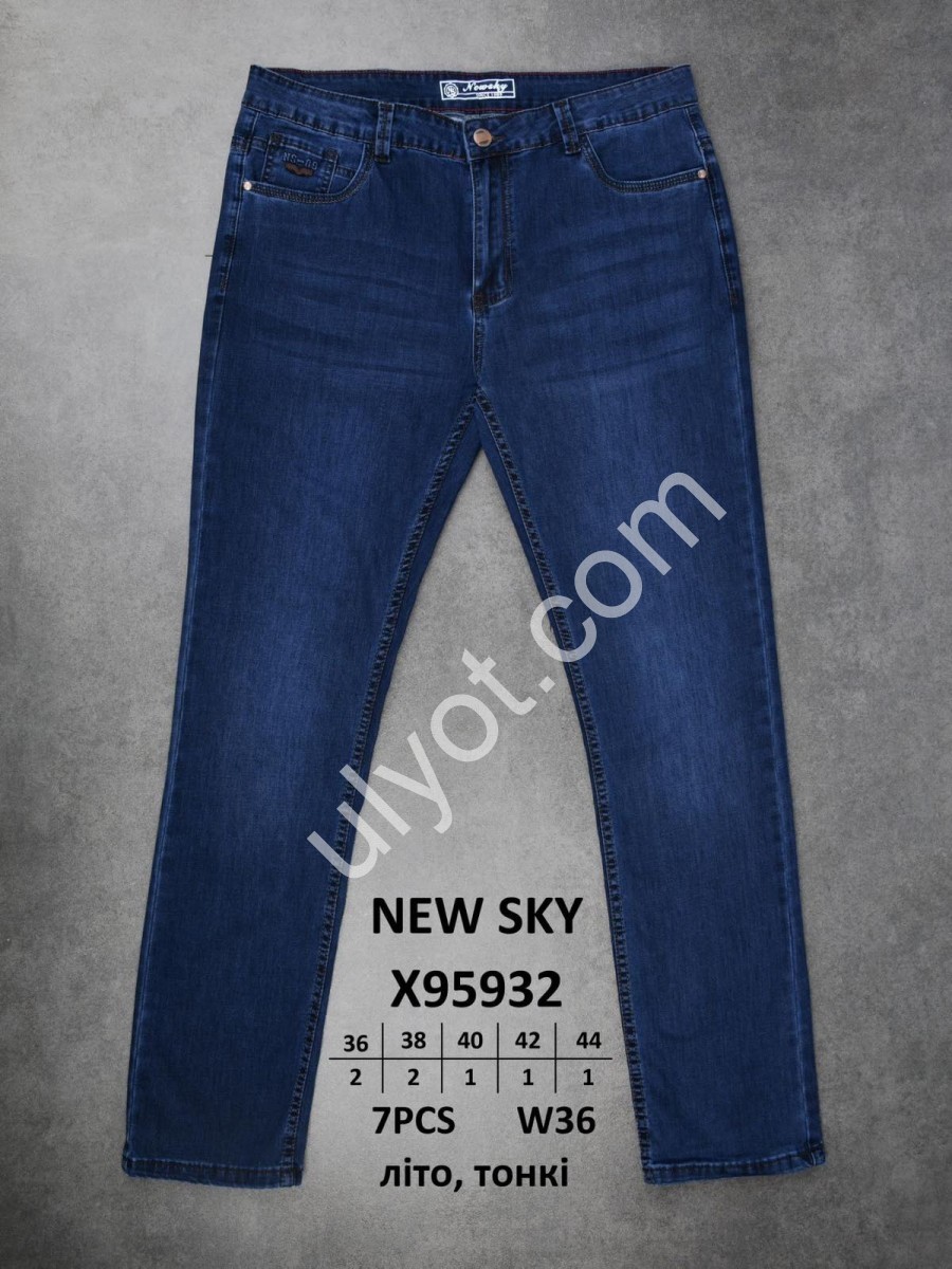 ДЖИНСЫ NEW SKY (36-44) Т.СИНИЙ 95932