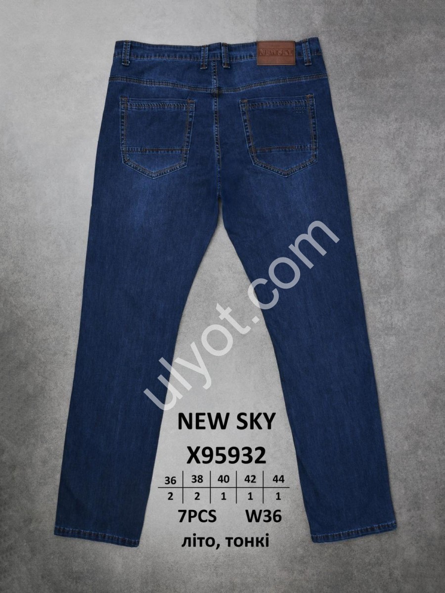 ДЖИНСЫ NEW SKY (36-44) Т.СИНИЙ 95932