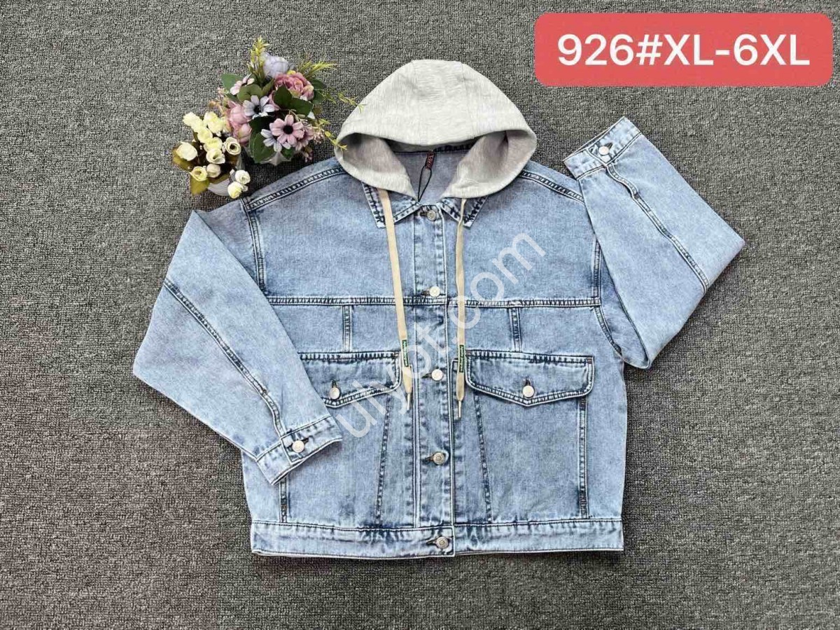 КУРТКА (XL-6XL) БЛАКИТНИЙ 926