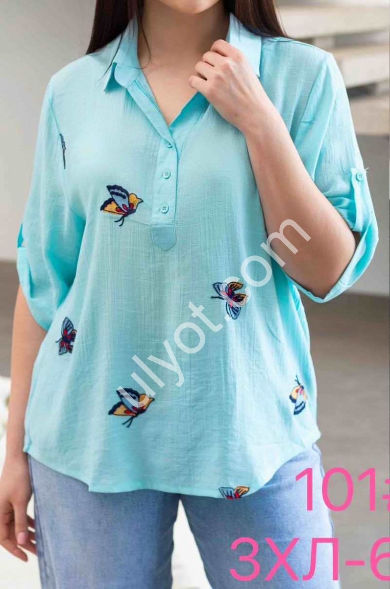 БЛУЗКА (3XL-6XL) ХАКІ 101