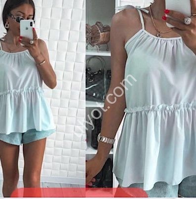 БЛУЗКА (ONE SIZE 42-46) БІЛИЙ 1394