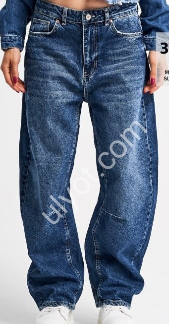 ДЖИНСИ IT'S BASIC (34-42) СИНІЙ 3206