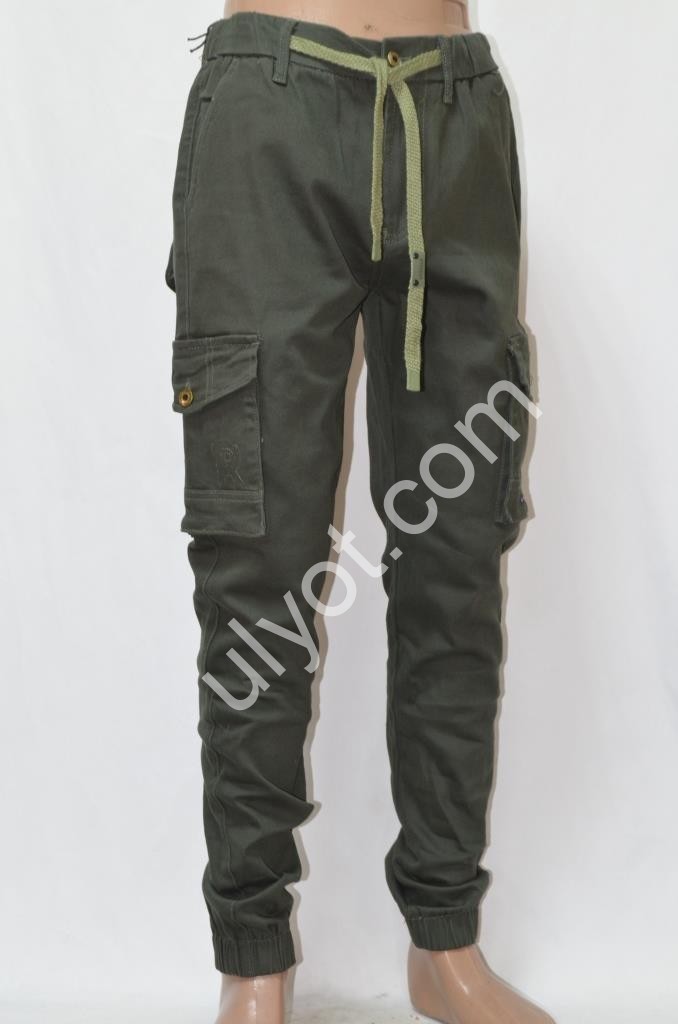 ДЖИНСЫ RTROOSS (30-38) Т.ЗЕЛЕНЫЙ 8080