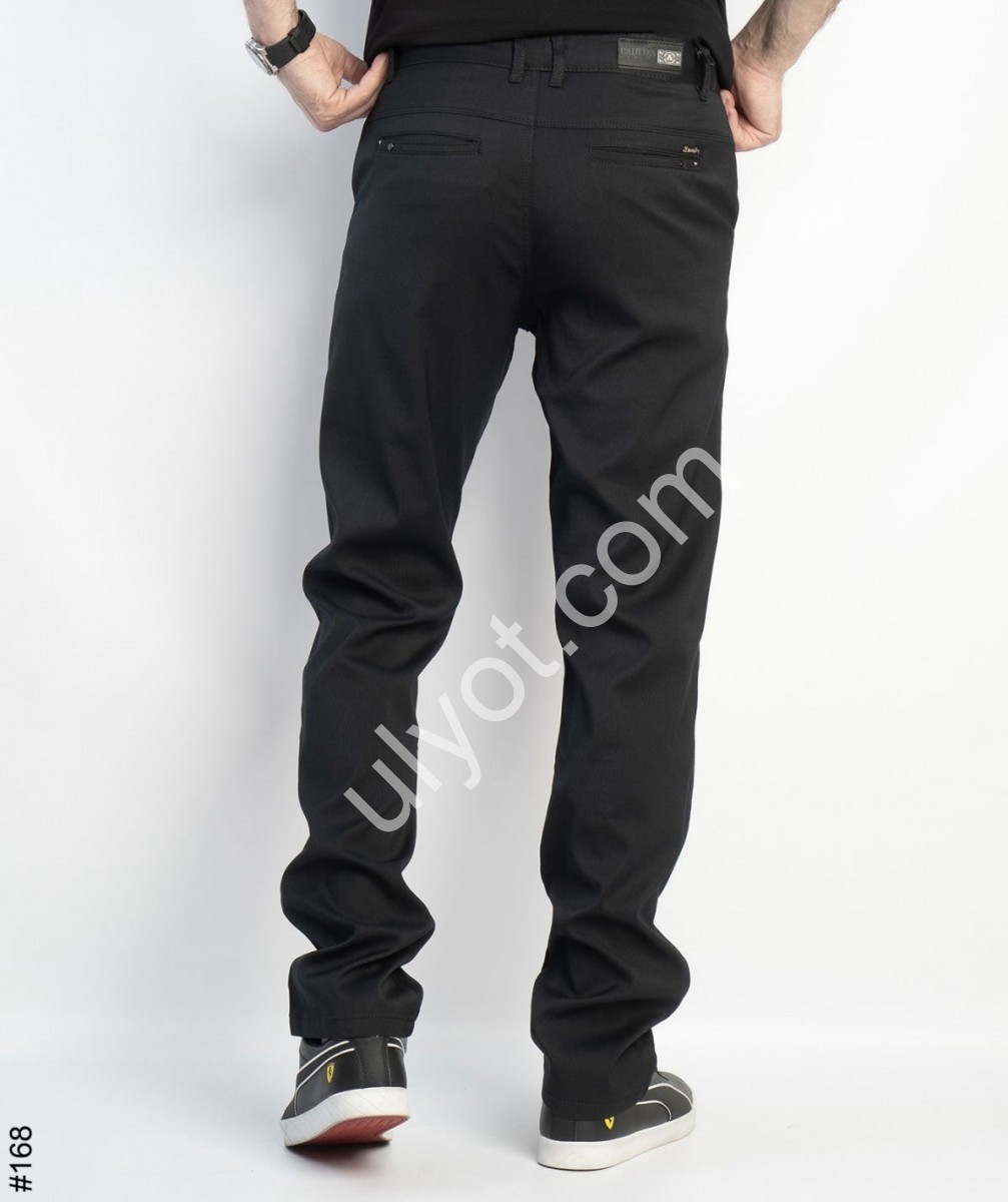 ДЖИНСЫ BASANJIU (29-38) ЧЕРНЫЙ A168