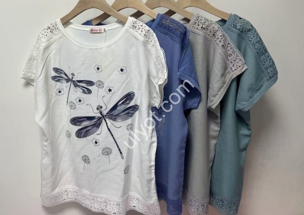 ФУТБОЛКА БАБА (2XL-5XL) Т.ЗЕЛЕНИЙ 8207