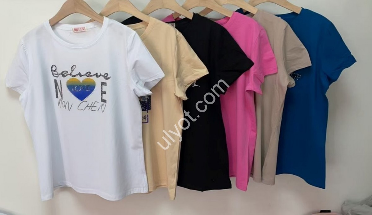 ФУТБОЛКА (ONE SIZE) МИКС 8517