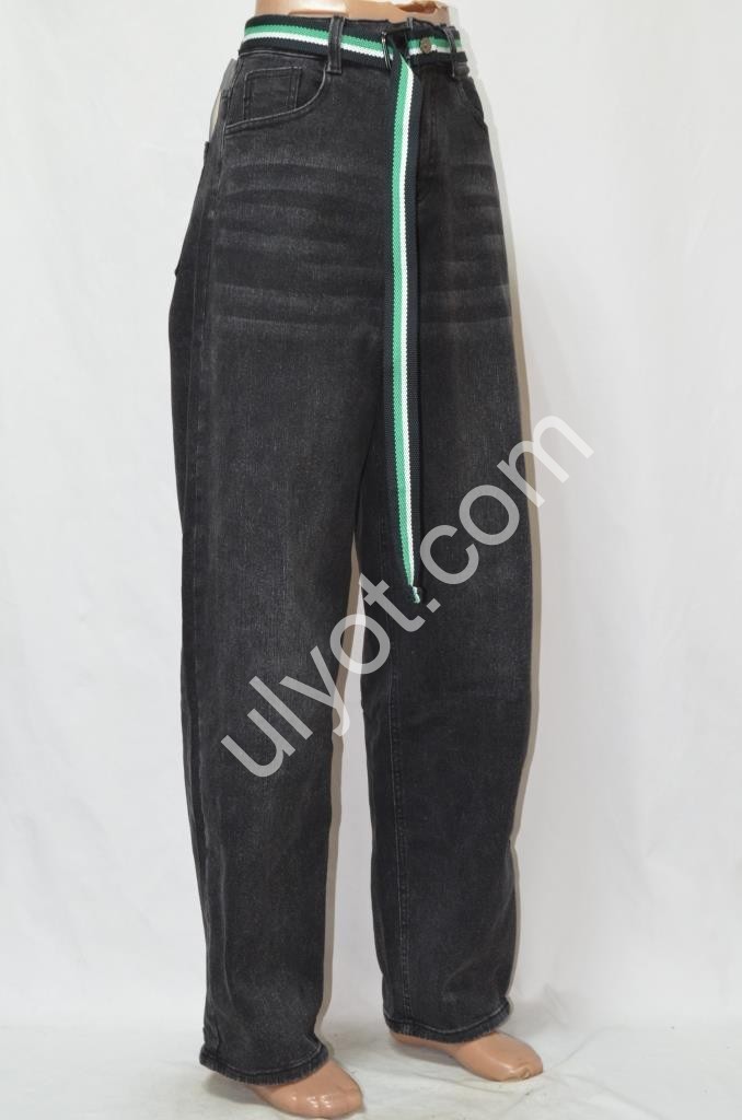 ДЖИНСЫ DENIM (25-30) ЧЕРНЫЙ 5475