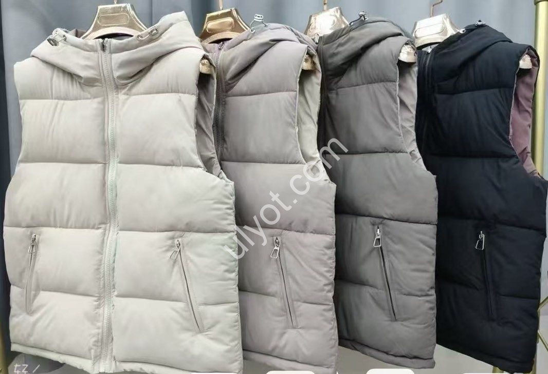 ЖИЛЕТКА ДВОХСТОРІННЯ (M-2XL) ЗЕЛЕНИЙ JL9136