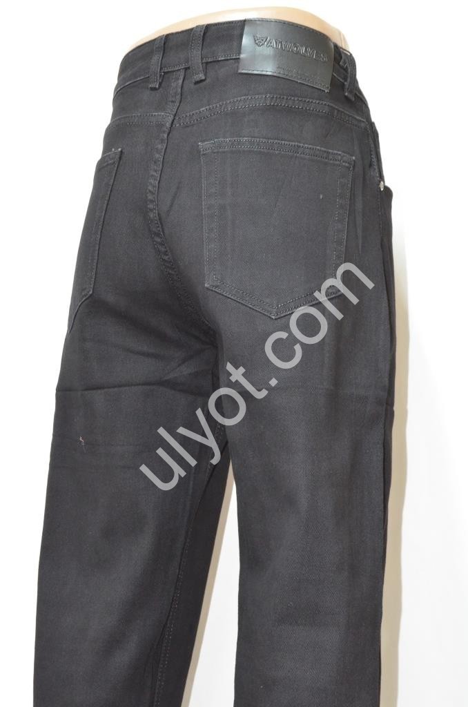 ДЖИНСИ ATWOLVES (29-38) ЧОРНИЙ 6527