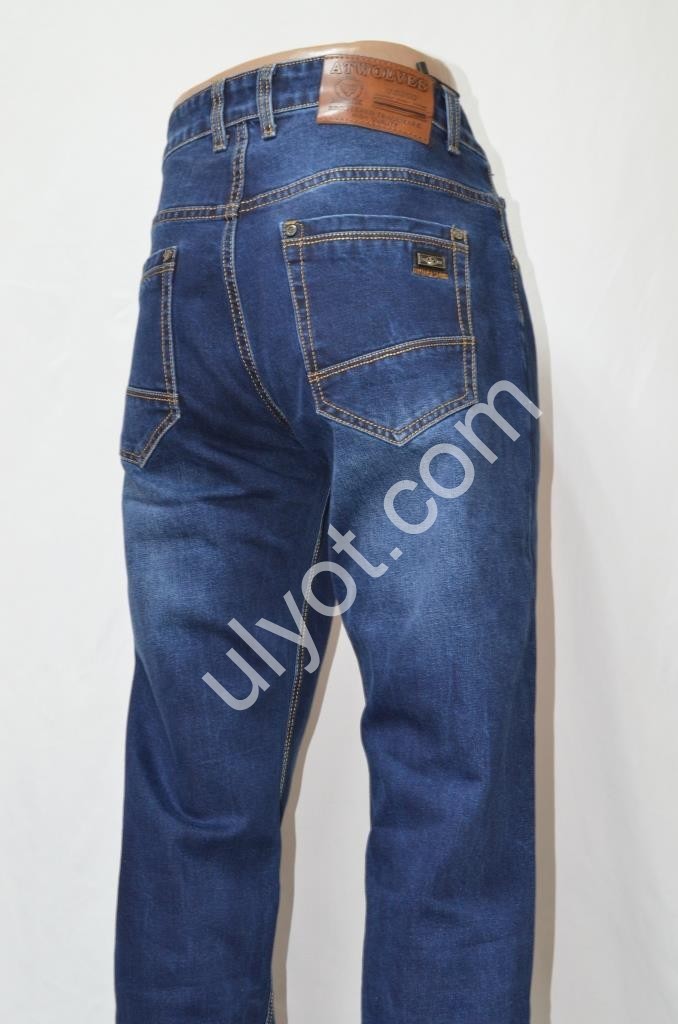ДЖИНСЫ ATWOLVES (32-38) Т.СИНИЙ 6303