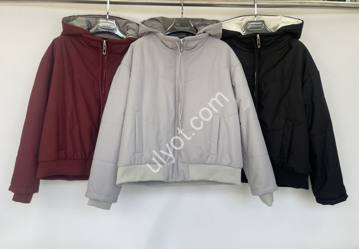 КУРТКА (M-2XL) ЧОРНИЙ 509