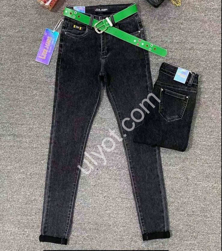ДЖИНСЫ LZYX (25-30) ГРАФИТ L88196