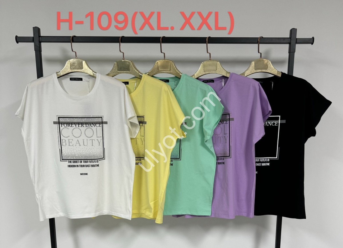 ФУТБОЛКА (XL-2XL) МИКС H-109
