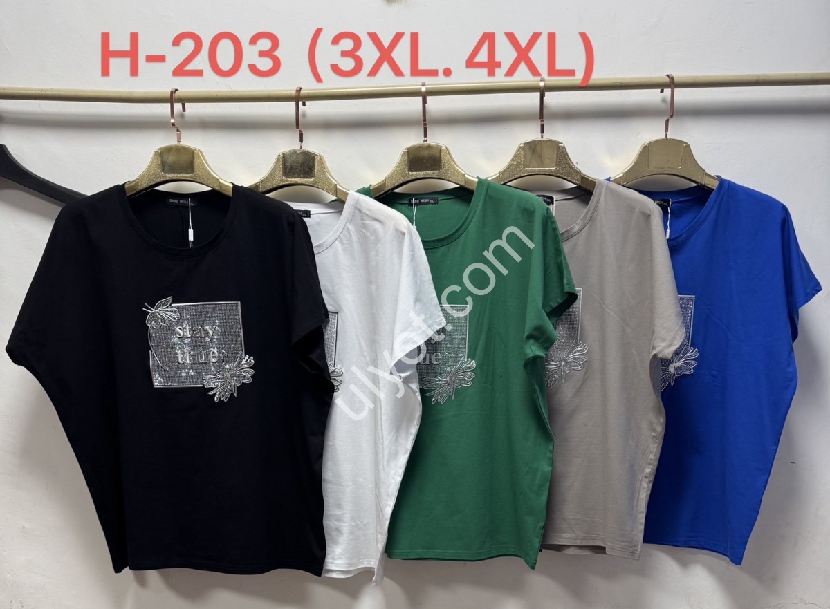 ФУТБОЛКА (3XL-4XL) МИКС H-203