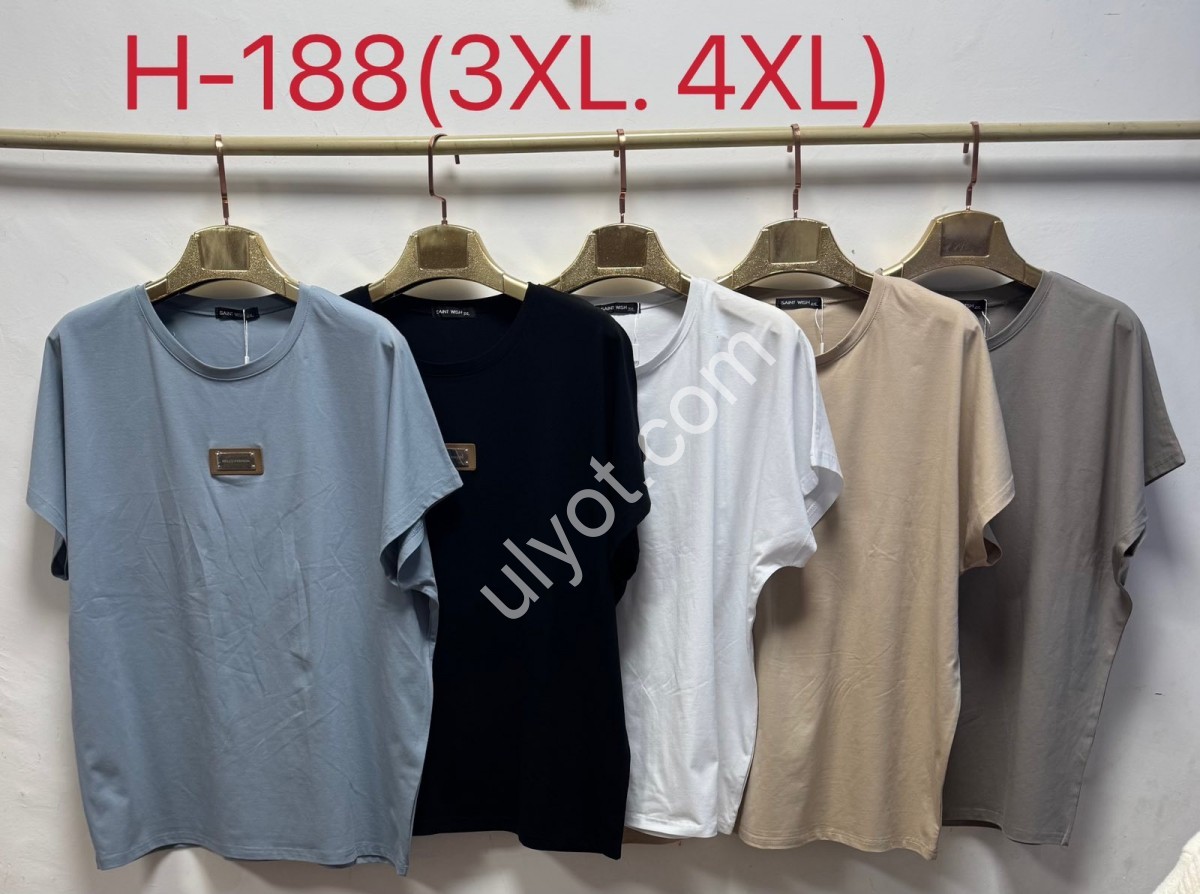 ФУТБОЛКА (3XL-4XL) МИКС H 188