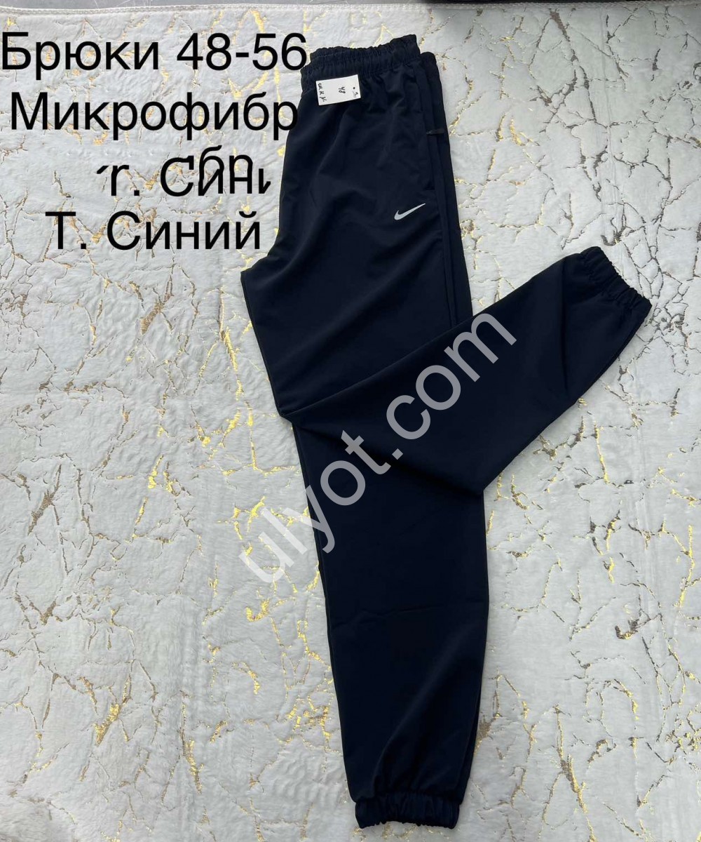 СПОРТ.ШТАНЫ N02 (48-56) МАНЖЕТ Т.СИНИЙ 