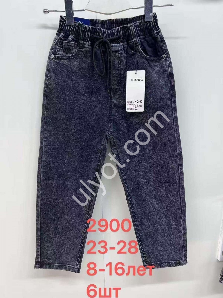 ДЖИНСИ LIHONG (23-28) ГРАФІТ 2900