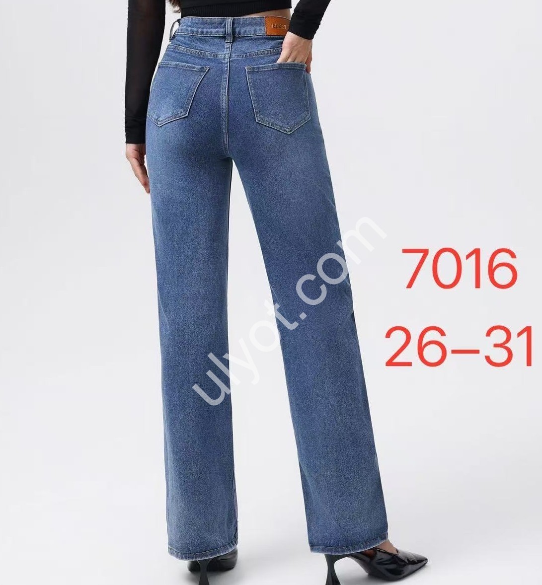 ДЖИНСЫ JELEEY (26-31) Т.СИНИЙ 7016