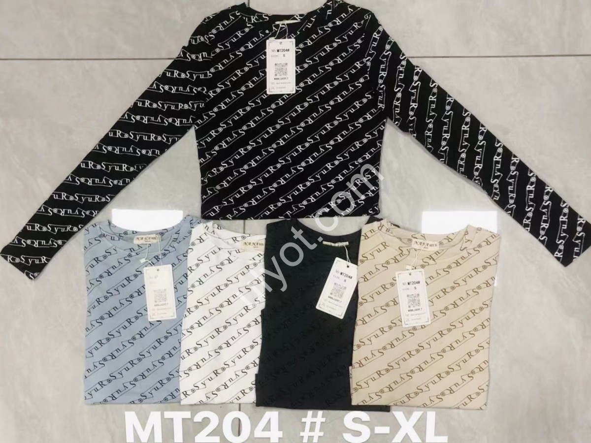 ЛОНГСЛІВ-ТОП (S-XL) БІЛИЙ MT204