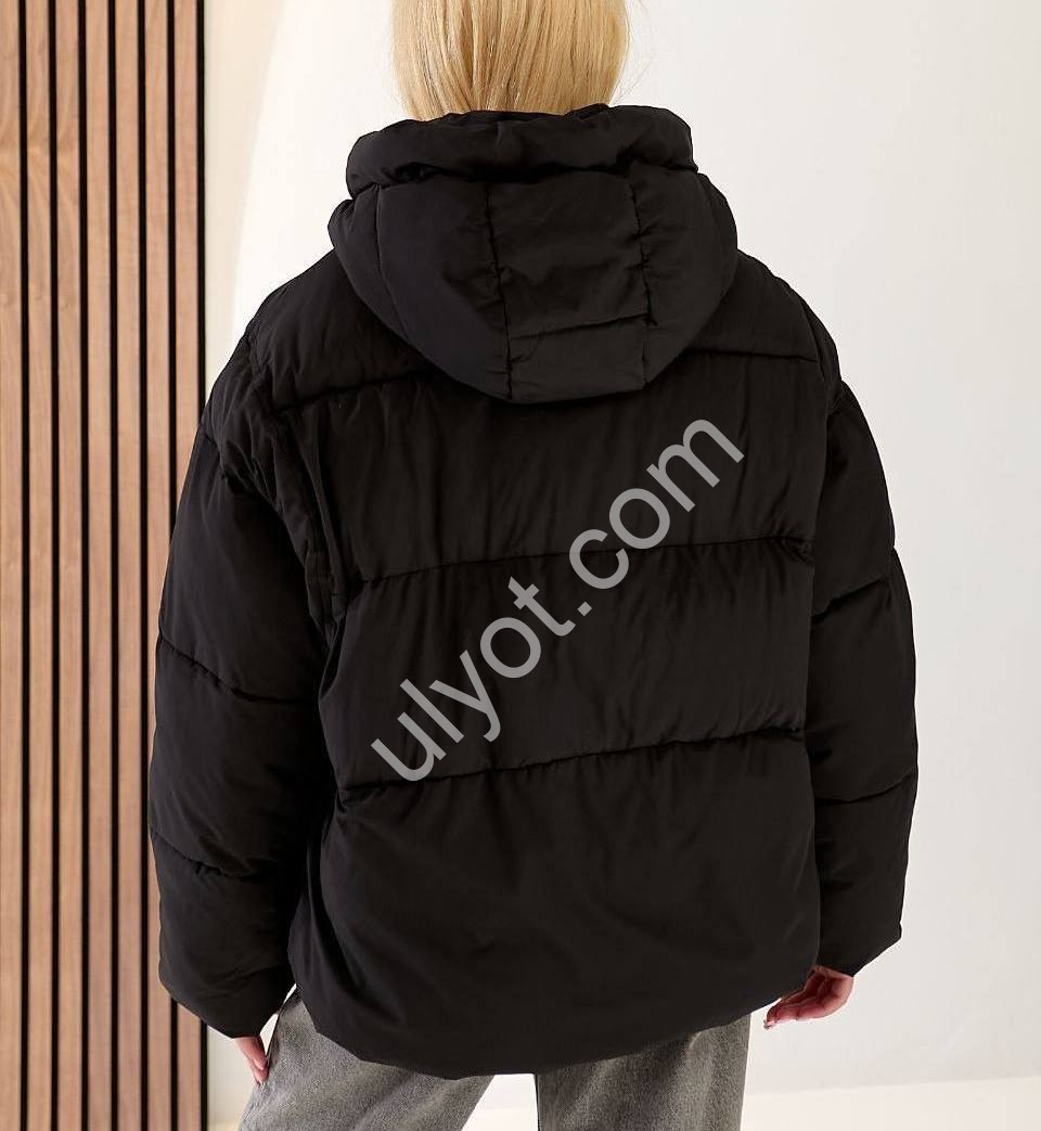 КУРТКА (S/M-XL/2XL) ЧОРНИЙ 8157
