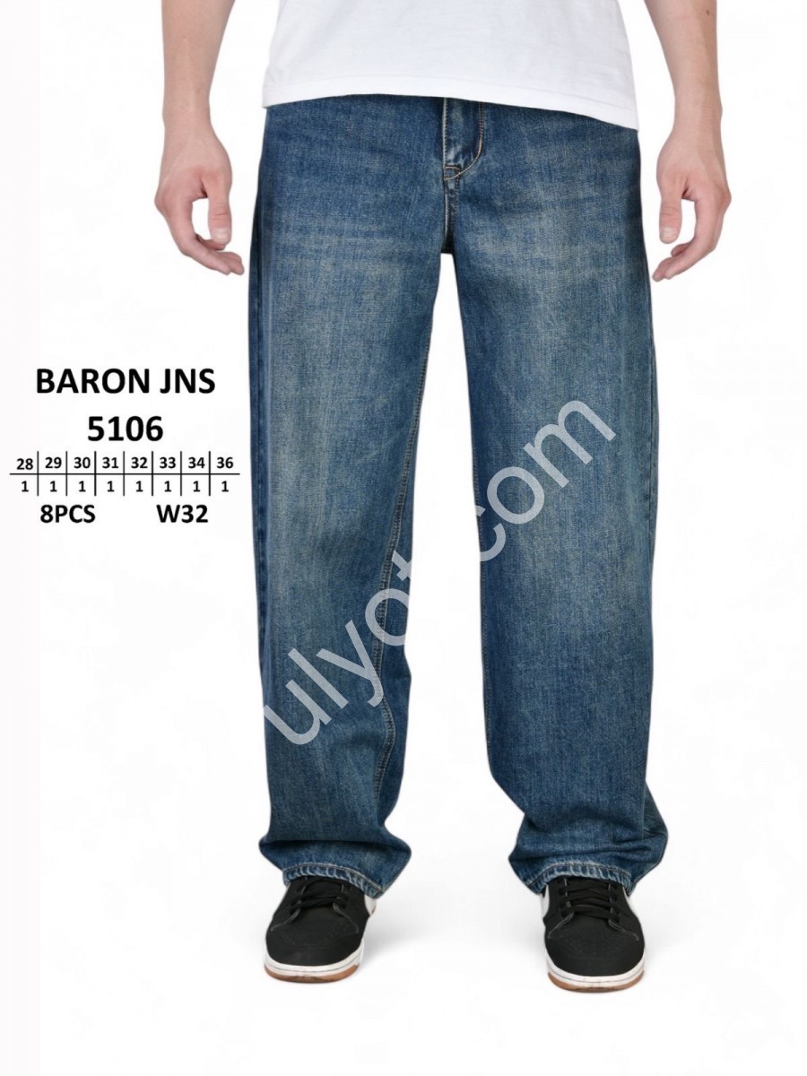 ДЖИНСИ BARON (28-36) Т.СИНІЙ 5106