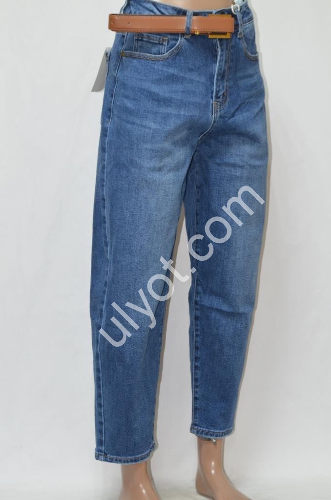 ДЖИНСЫ M.SARA (XS-XL) Т.СИНИЙ 80-3