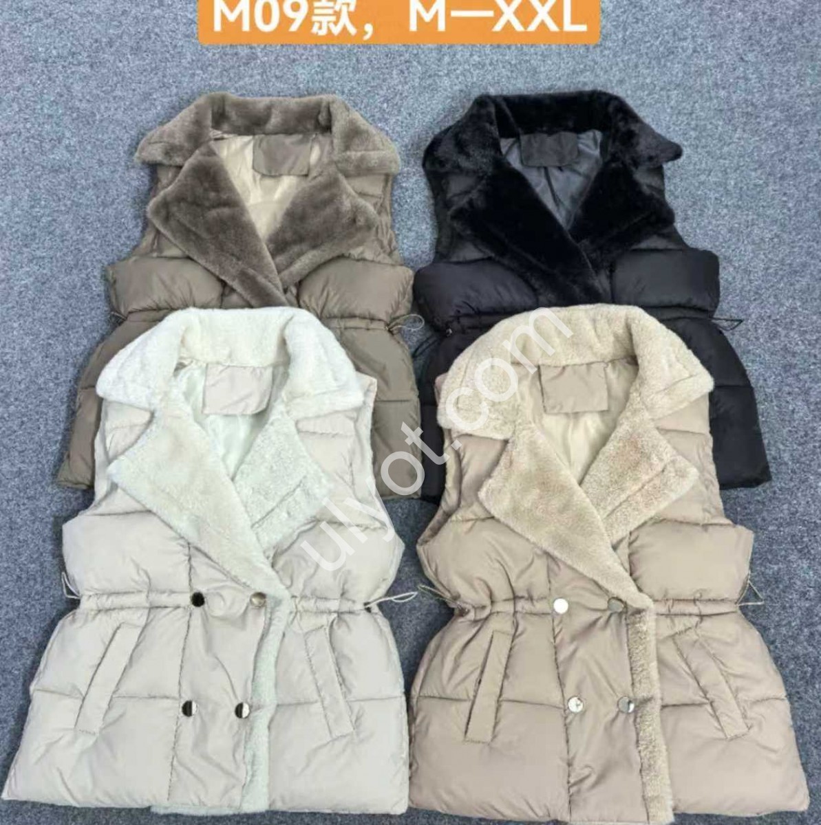 ЖИЛЕТКА (M-2XL) ЧОРНИЙ M09