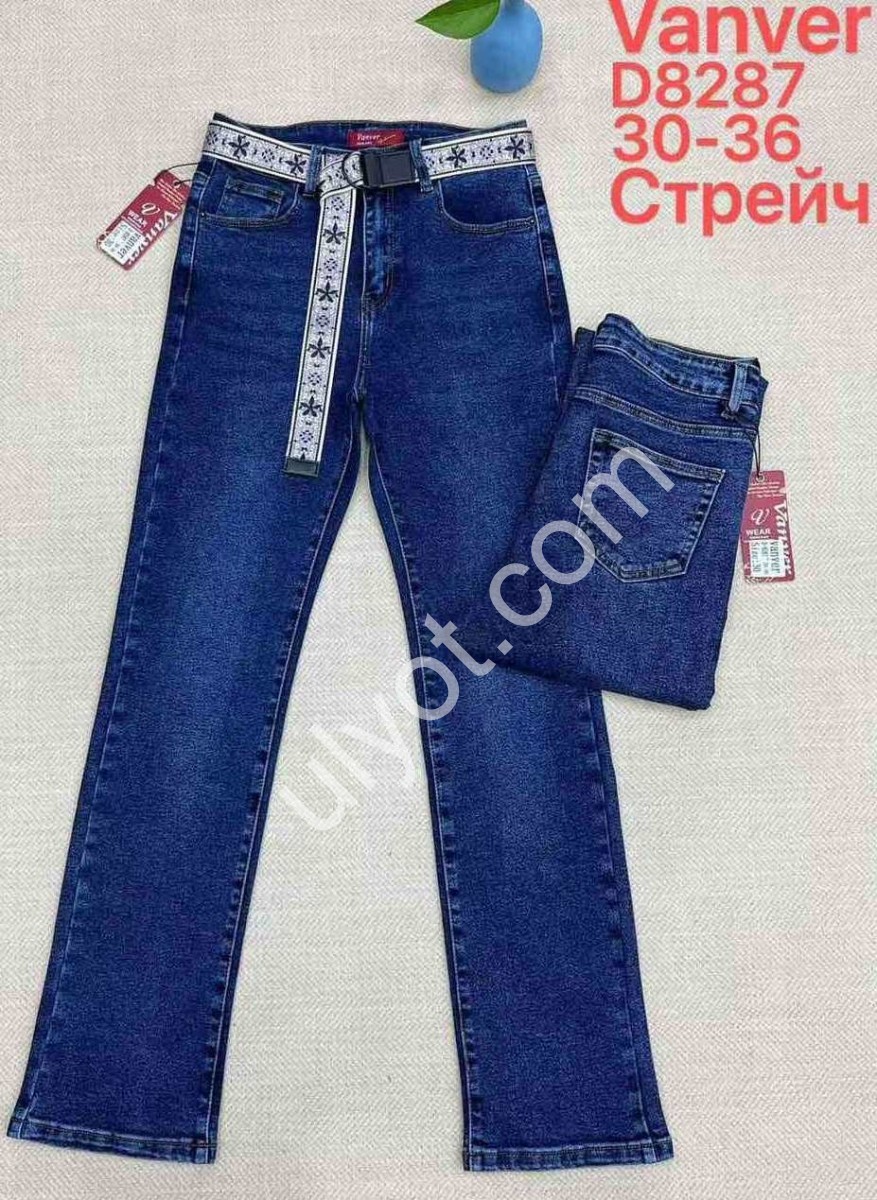 ДЖИНСИ VANVER (30-36) Т.СИНІЙ 8287