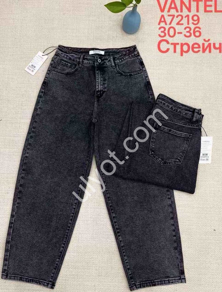 ДЖИНСИ VANTEL (30-36) ГРАФІТ A7219