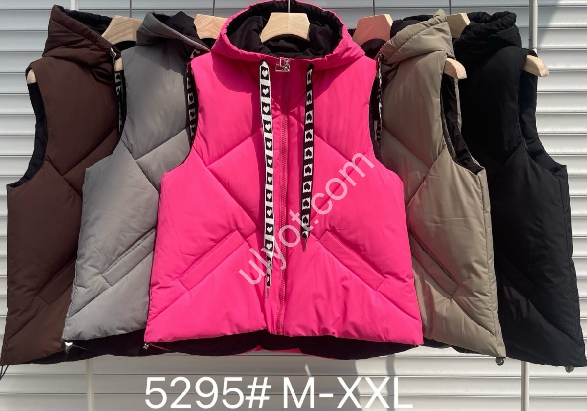 ЖИЛЕТКА (M-2XL) ШОКОЛАД 5295