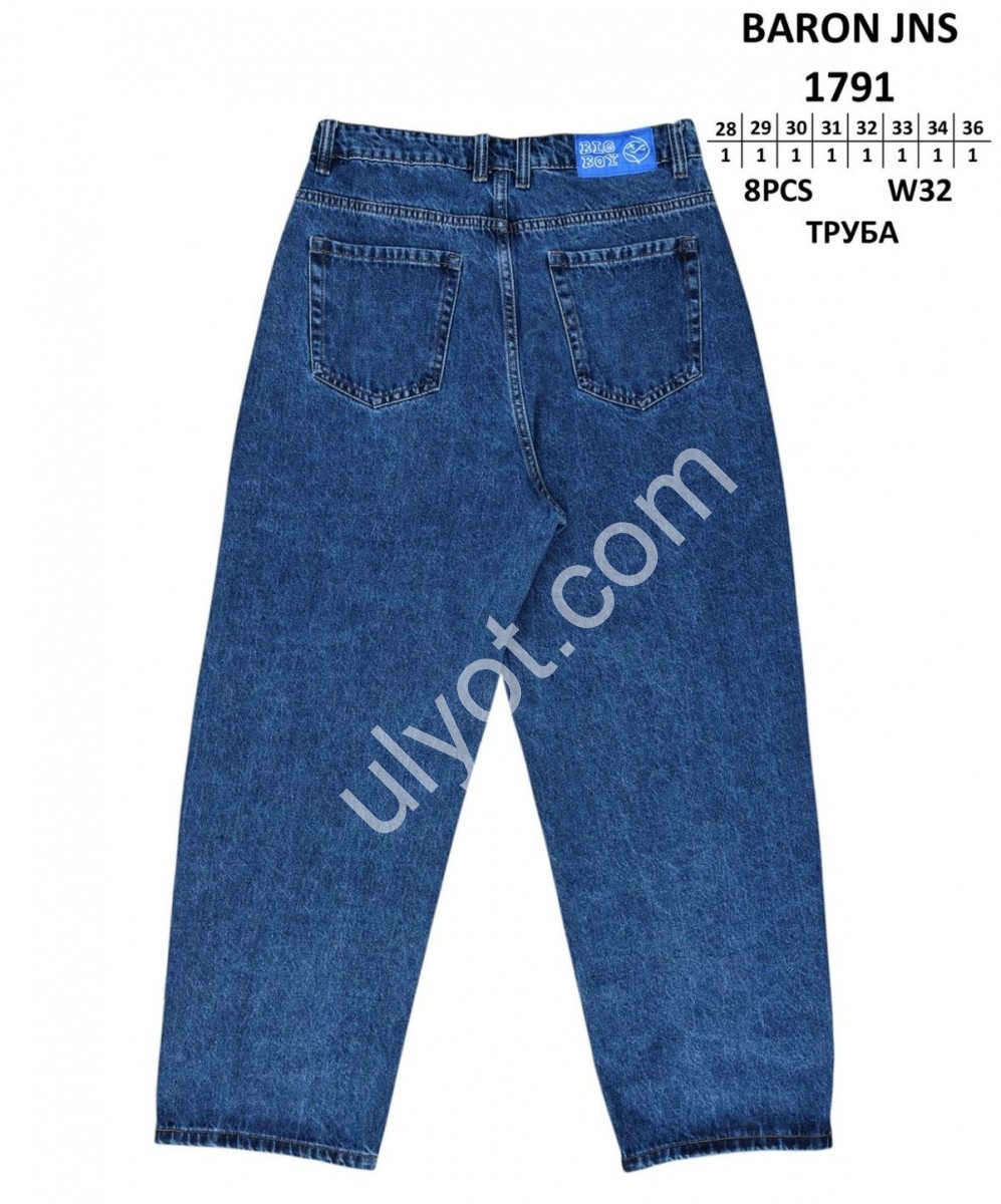 Фото 1 ДЖИНСЫ BARON (28-36) Т.СИНИЙ 1791