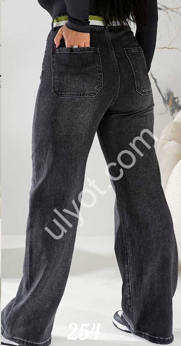 ДЖИНСЫ LIANA (25-30) ГРАФИТ 254