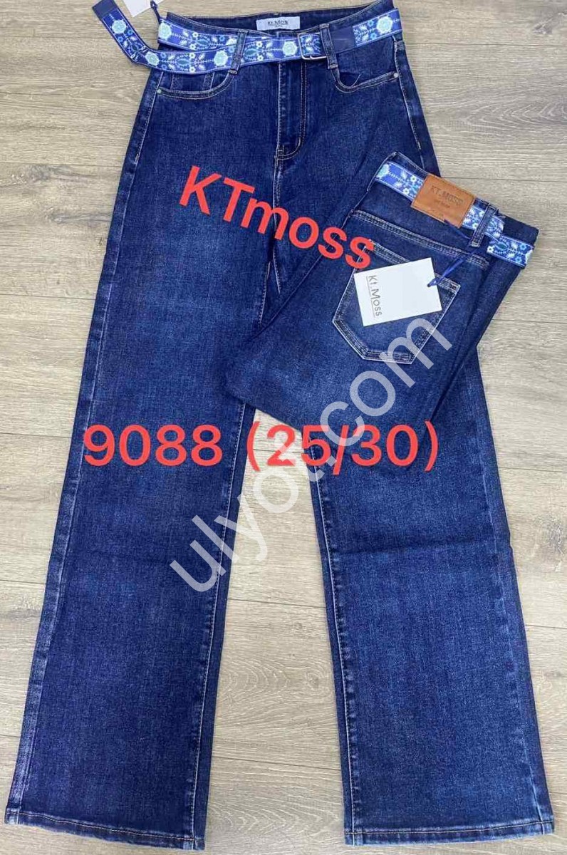 ДЖИНСИ KT.MOSS (25-30) Т.СИНІЙ 9088