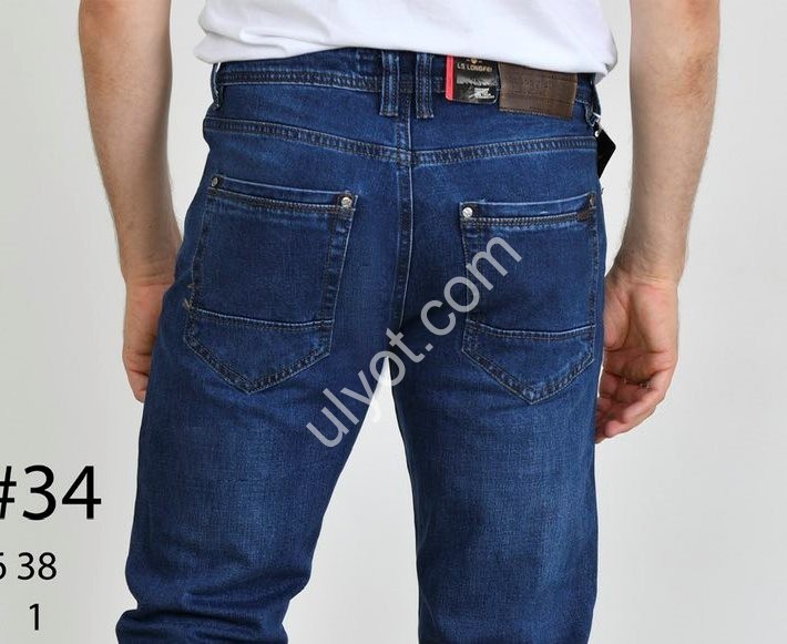 ДЖИНСЫ LS JEANS (32-38) Т.СИНИЙ 358-1