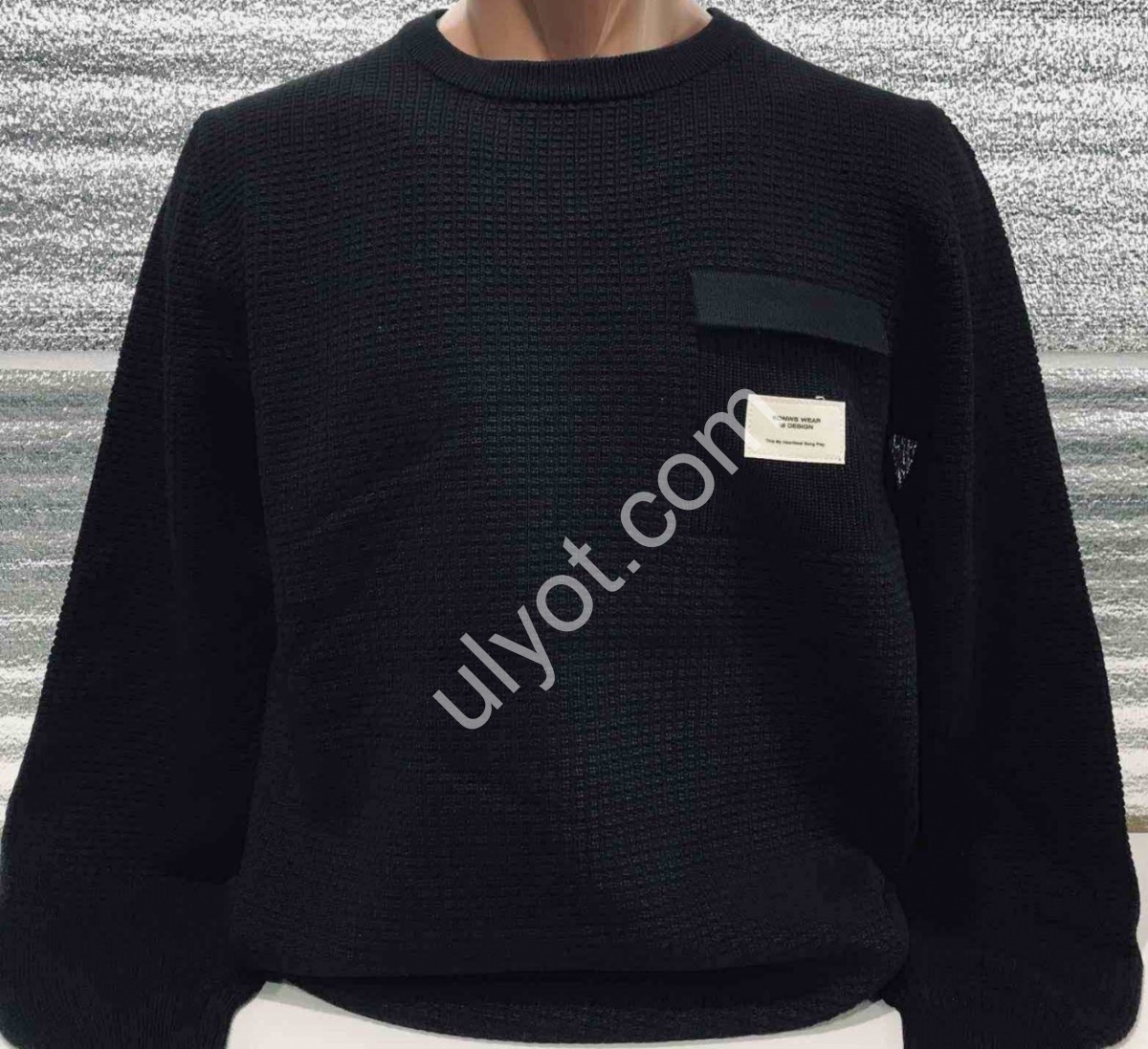 СВИТЕР (M-2XL) ЧЕРНЫЙ 115