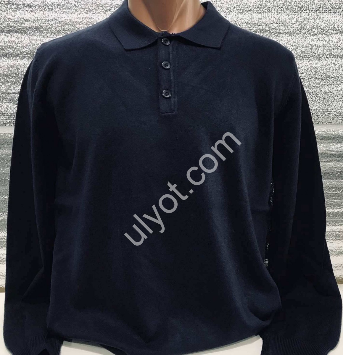 СВИТЕР (M-2XL) Т.СИНИЙ 105