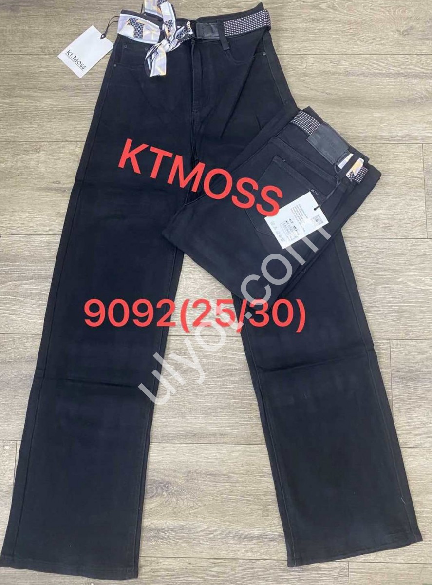 ДЖИНСЫ KT.MOSS (25-30) ЧЕРНЫЙ 9092