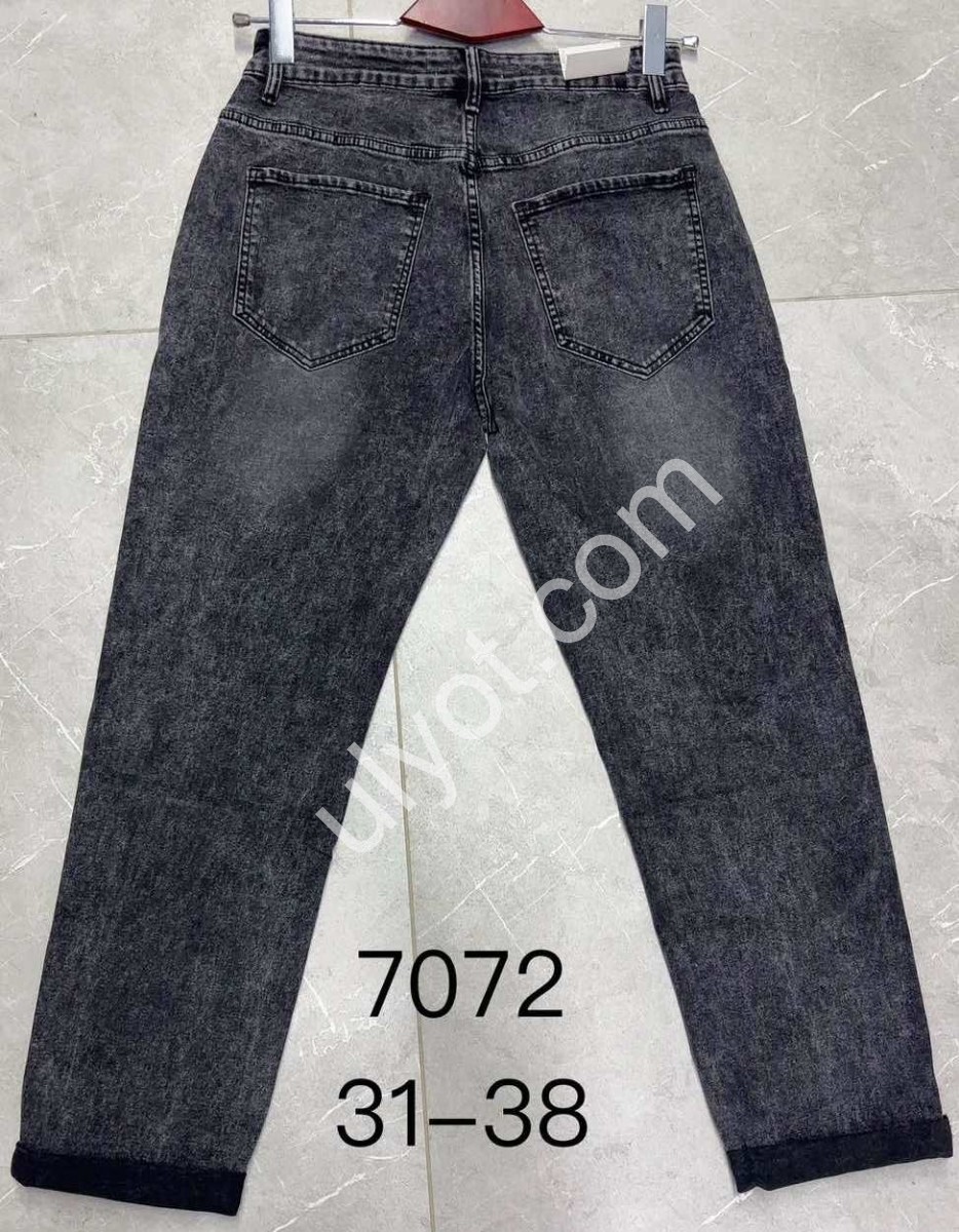 ДЖИНСЫ JELEEY (31-38) ГРАФИТ 7072