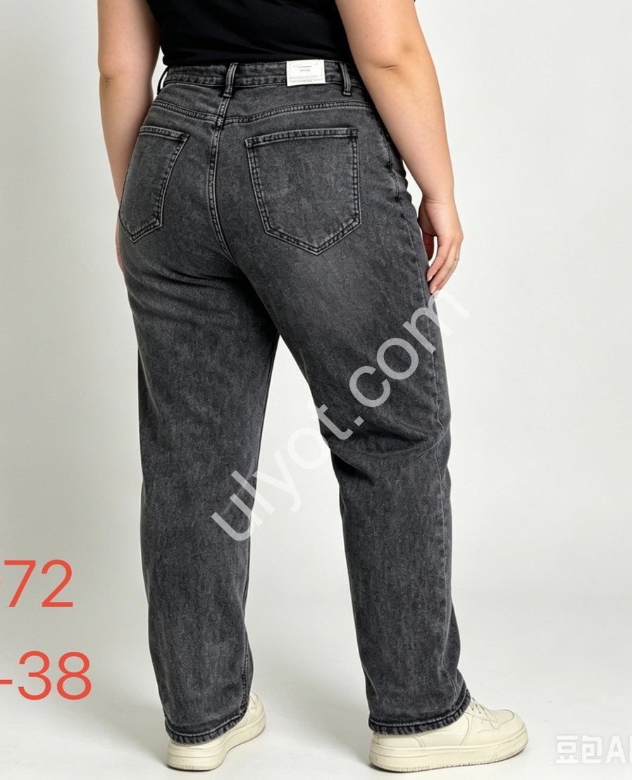 ДЖИНСЫ JELEEY (31-38) ГРАФИТ 7072