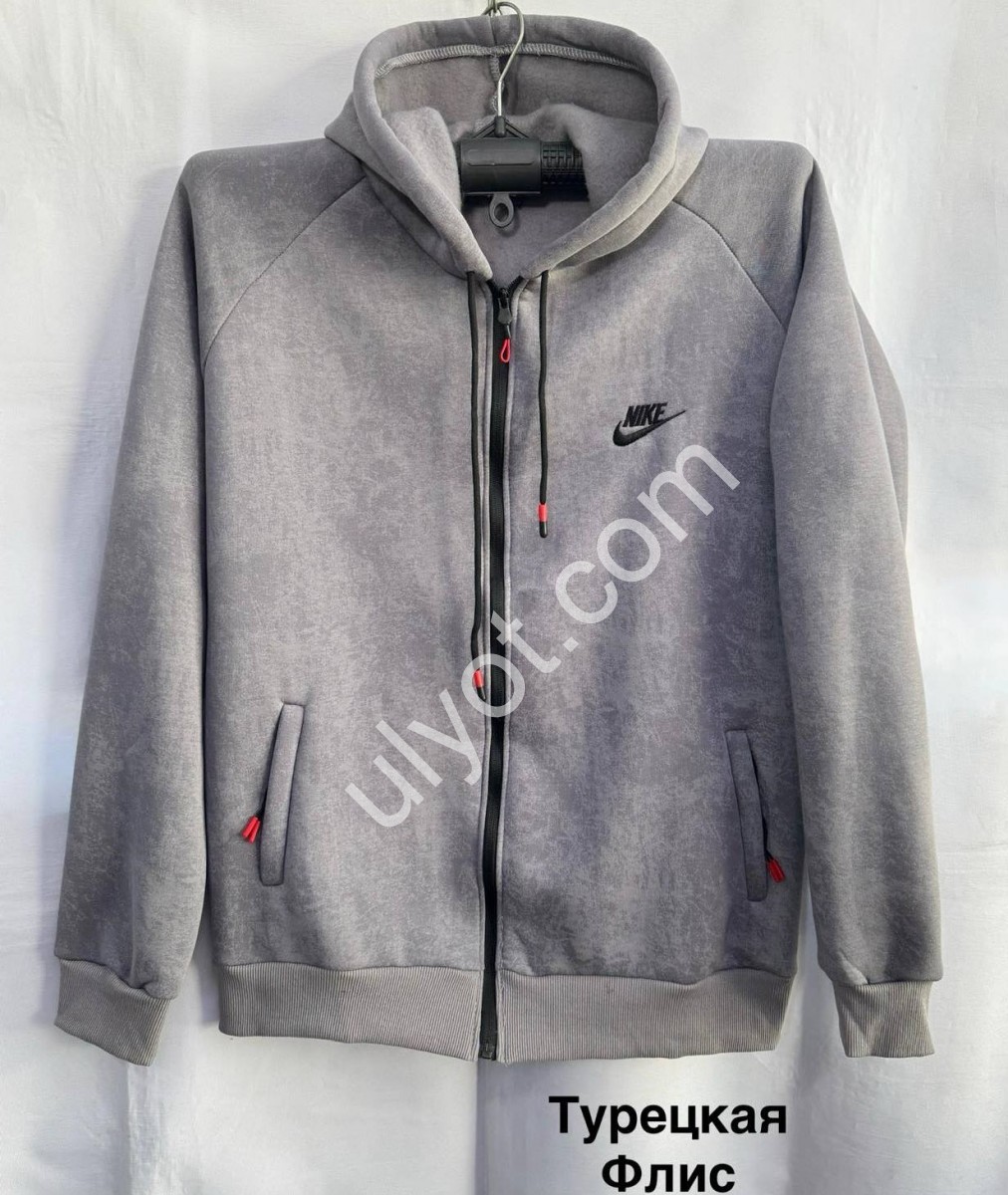СПОРТ.КОФТА N02 (48-56) ФЛИС ВАРЕНКА СЕРЫЙ 