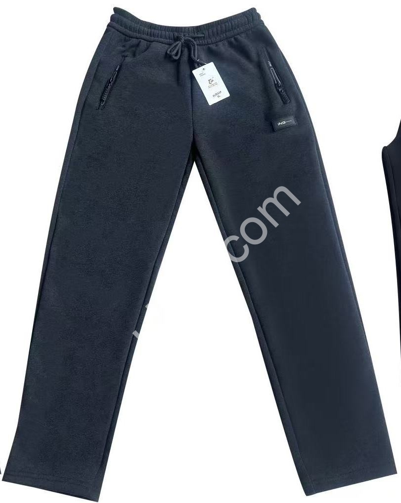 СПОРТ.ШТАНИ (XL-5XL) ФЛІС ПРЯМИЙ ГРАФІТ 0011