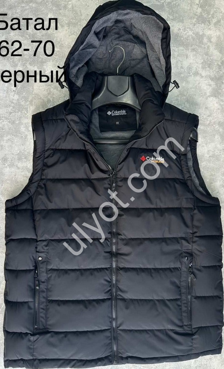 ЖИЛЕТКА C04 (62-70) ЧЕРНЫЙ D-124
