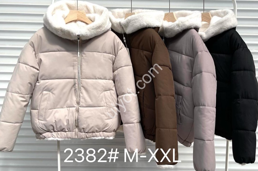 Фото 2 КУРТКА ДВОХСТОРІННЯ (M-2XL) ШОКОЛАД 2382