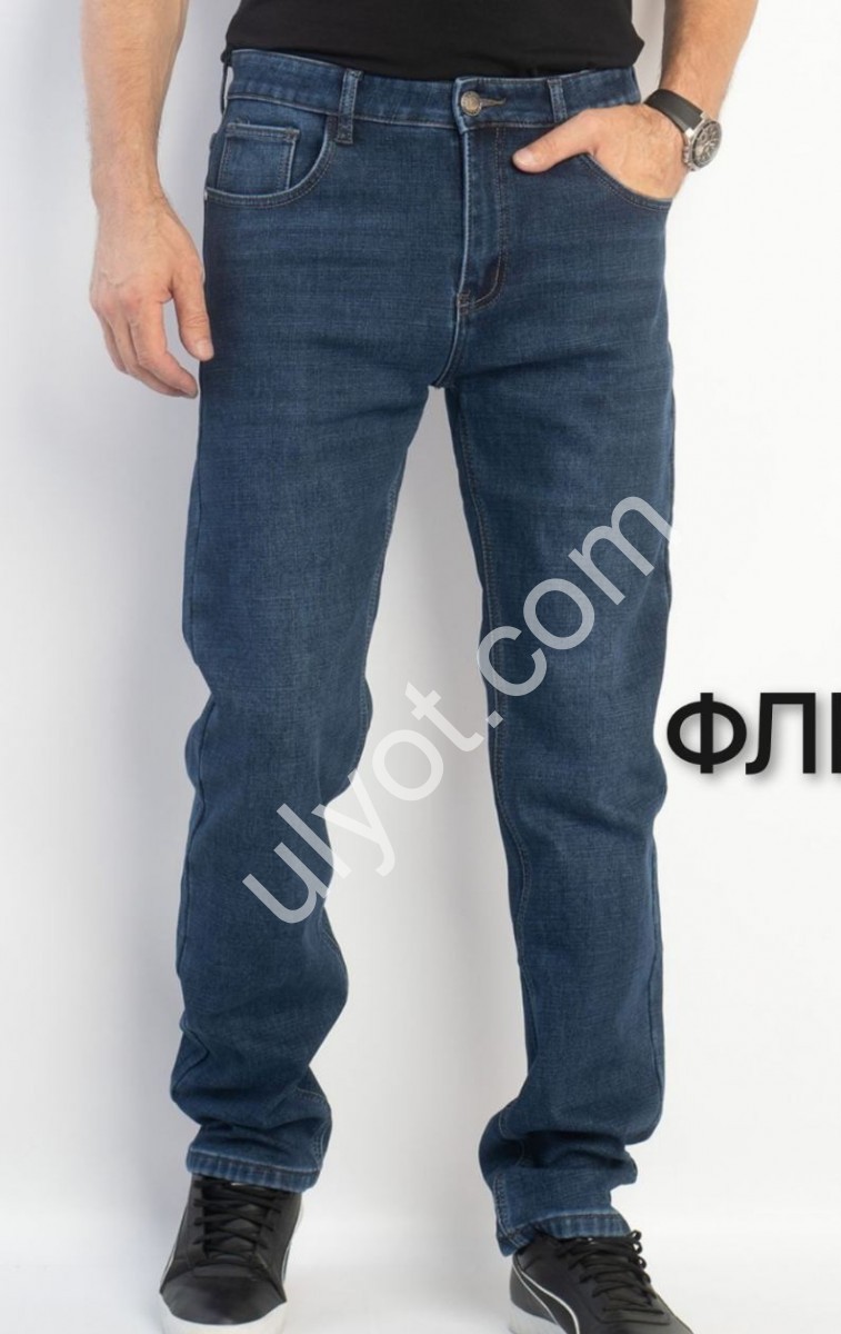 ДЖИНСИ FEERARS (32-38) ФЛІС Т.СІНІЙ 8079