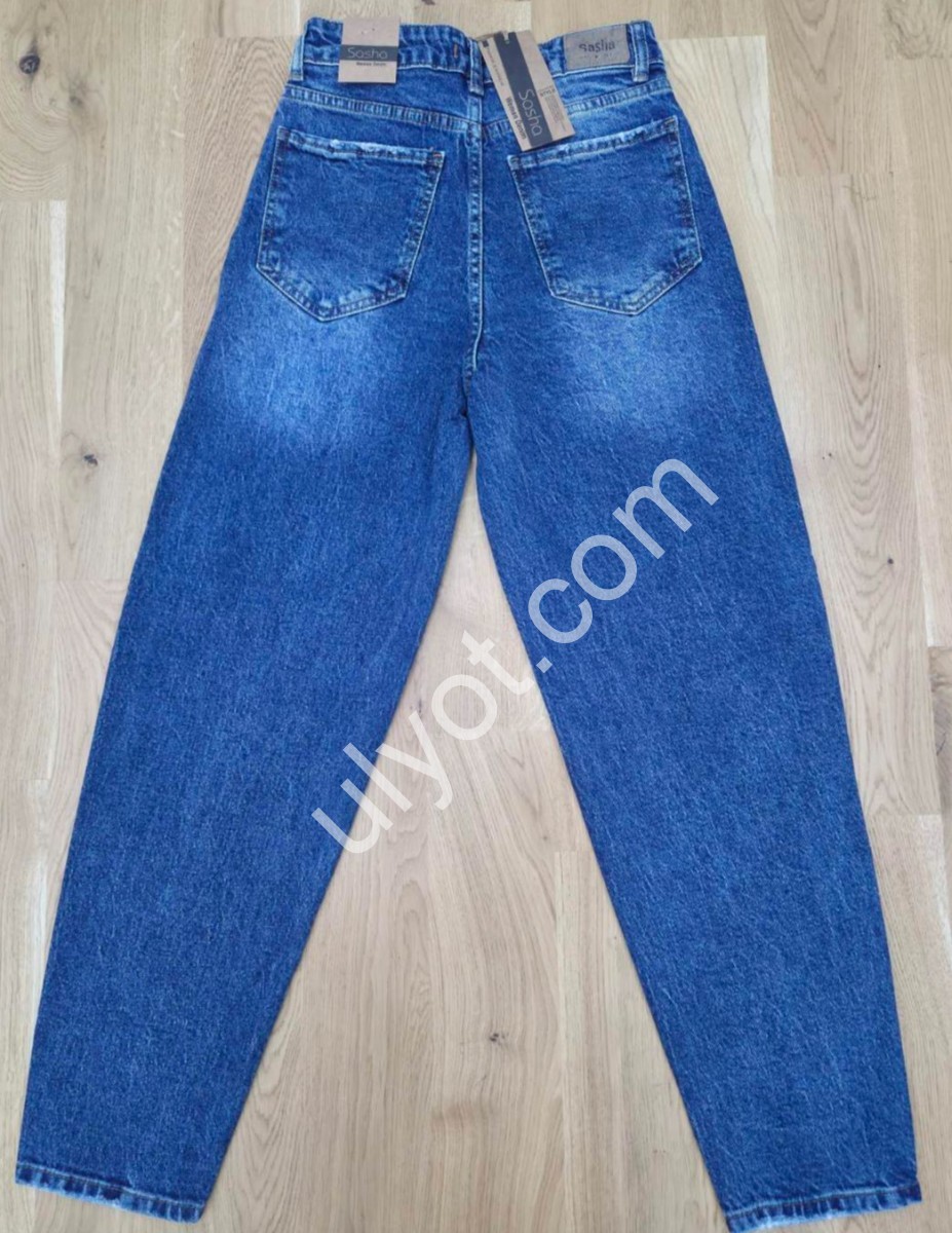 ДЖИНСИ SASHA (25-27) Т.СИНІЙ 2170