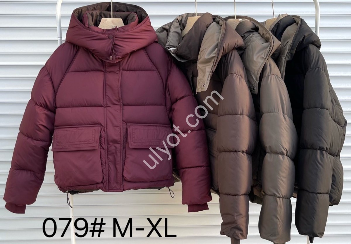 КУРТКА (M-XL) ЧЕРНЫЙ 079